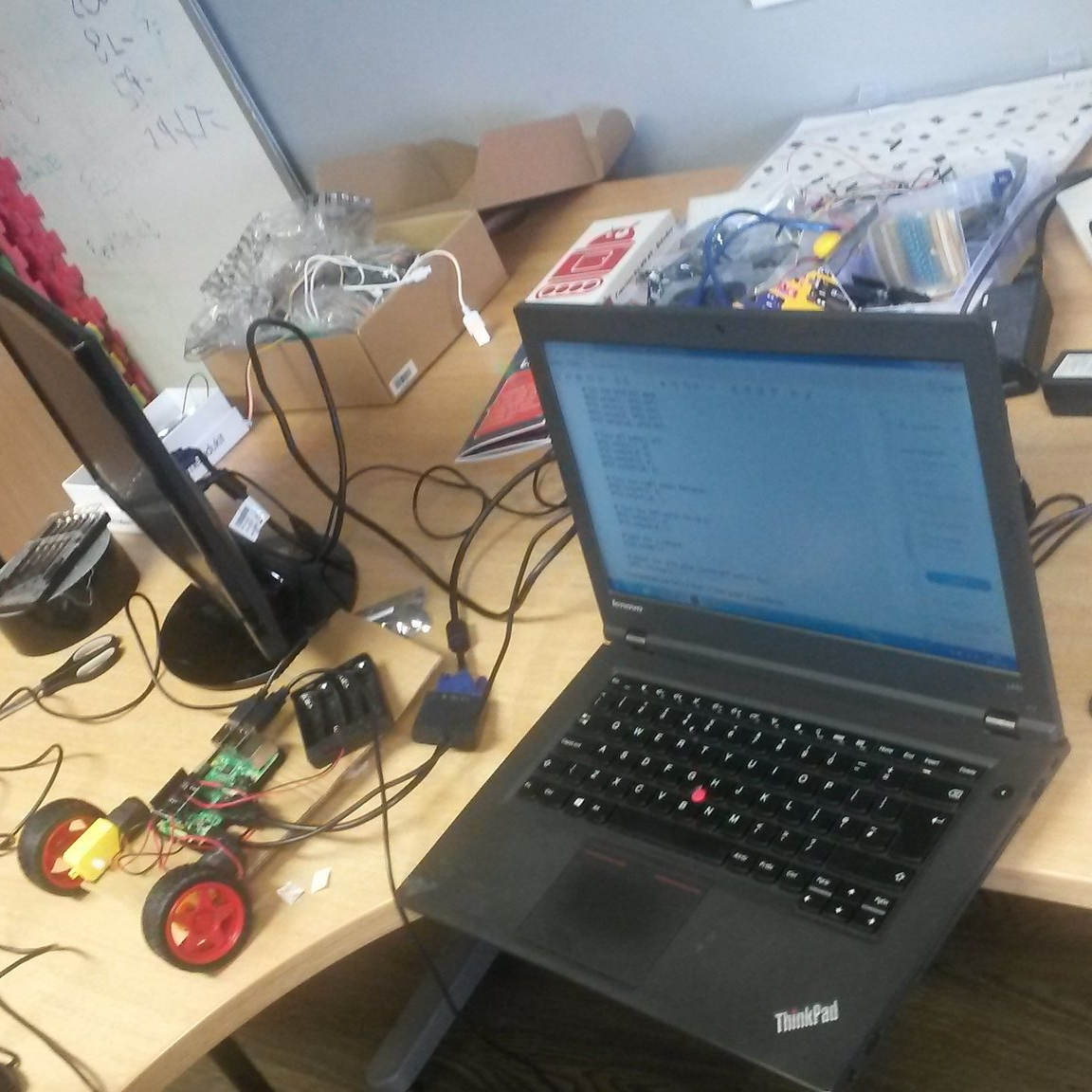 Photograph of Ninjas learning scratch at Stockport CoderDojo